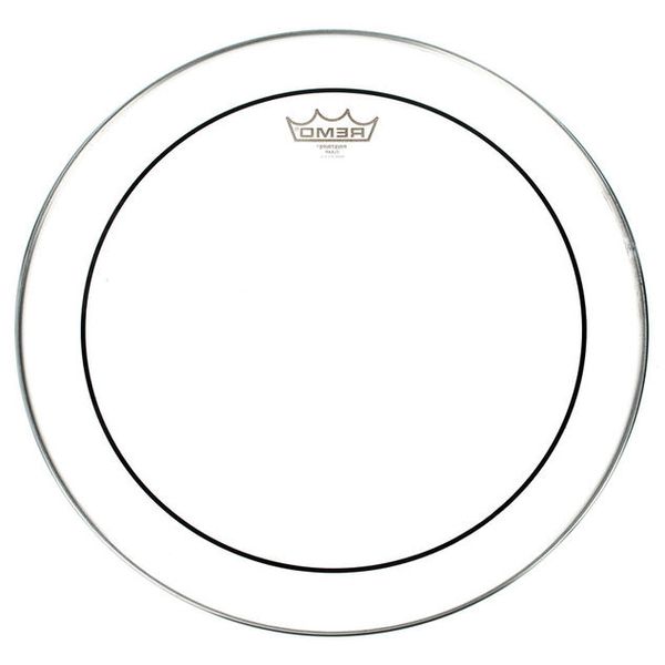Remo 16" Pinstripe clear