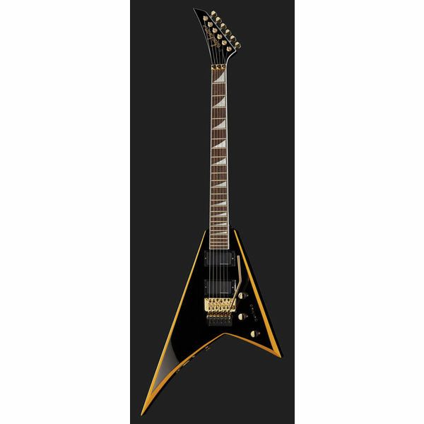 Jackson RRX24 Black with Yellow Bevels